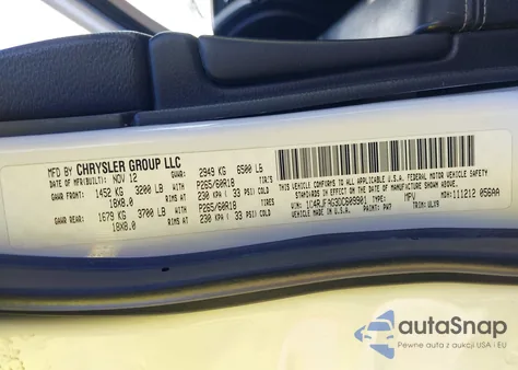 2013 Jeep Grand Cherokee Laredo из США, поврежденный, VIN 1C4RJFAG3DC609901